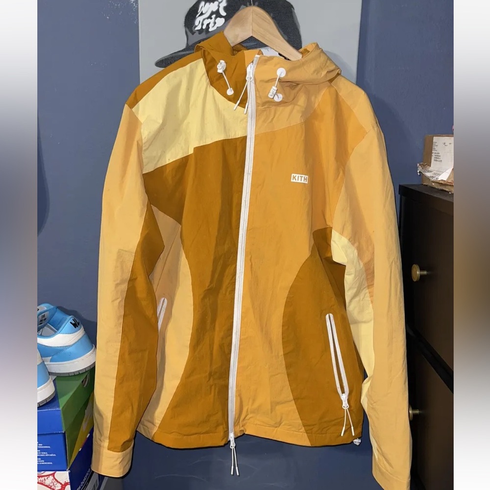 Kith Madison IV Jacket Tri Color Orange Bergamot - SS18